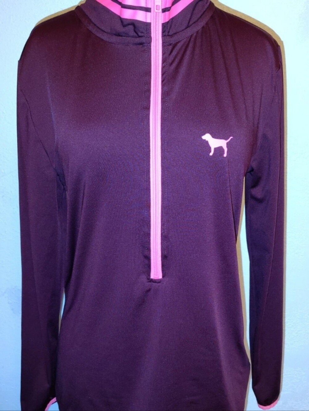 Victoria's Secret Ultimate PINK Brand Pull Over Size Large 90% Polyester 10% Ela